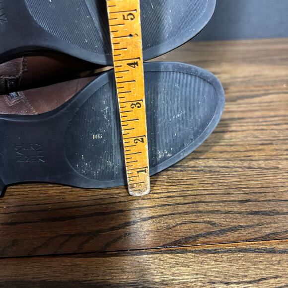 Naturalizer Jett Brown Leather Riding Boots Women’s 6M Wide Calf Knee High Zip - Picture 6 of 8